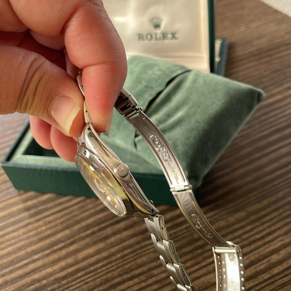 Rolex Oyster Date Precision Watch Vintage with original box - Picture 12 of 14